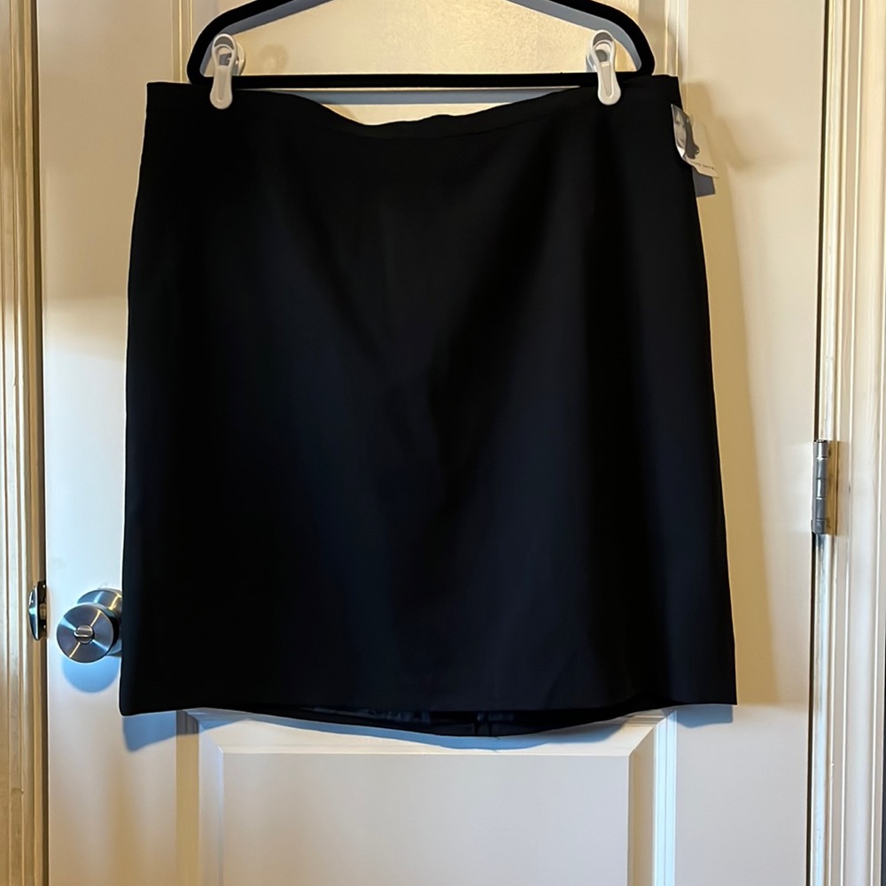 Black suit skirt
